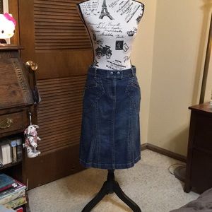 LOFT Jean Skirt